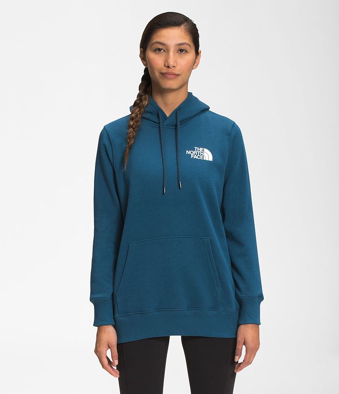 The North Face Box NSE Pullover Womens Hoodie Blue 037945-BOM